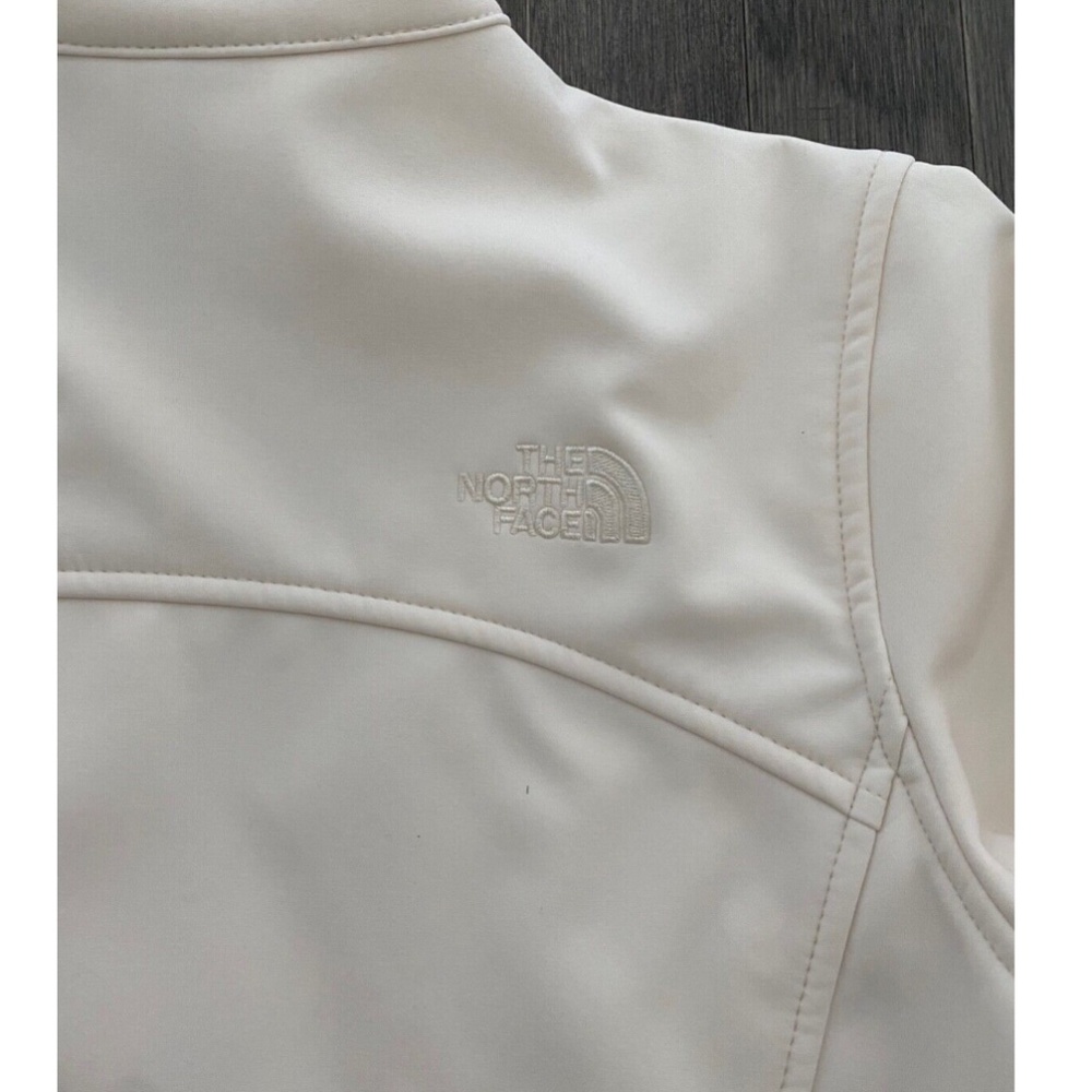 ~ SOLD ~THE NORTH FACE Small Women's Apex Windproof Soft Shell Jacket Coat White - Picture 6 of 12